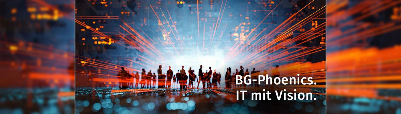 header-was-wir-machen-tablet Dekoratives Header-Bild mit Slogan BG-Phoenics, IT mit Vision.
